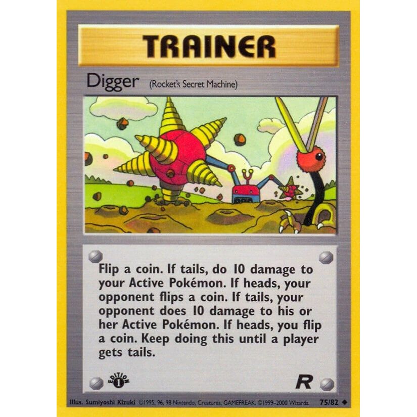 Image for Digger (Rocket's Secret Machine) (75/82) (TR) - Pokemon