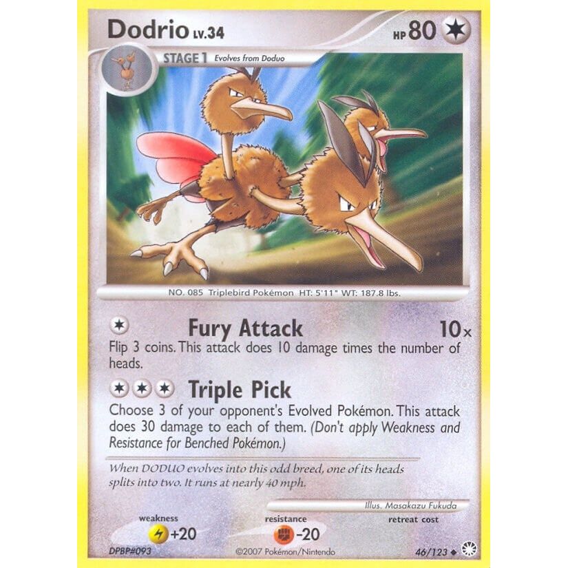 Image for Dodrio (46/123) (MT) - Pokemon