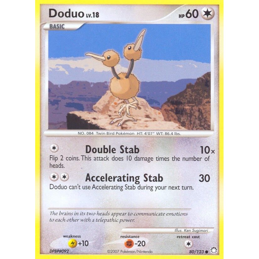 Image for Doduo (80/123) (MT) - Pokemon