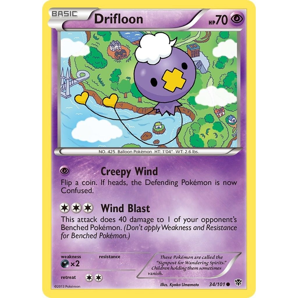 Image for Drifloon (34/101) (PLB) - Pokemon