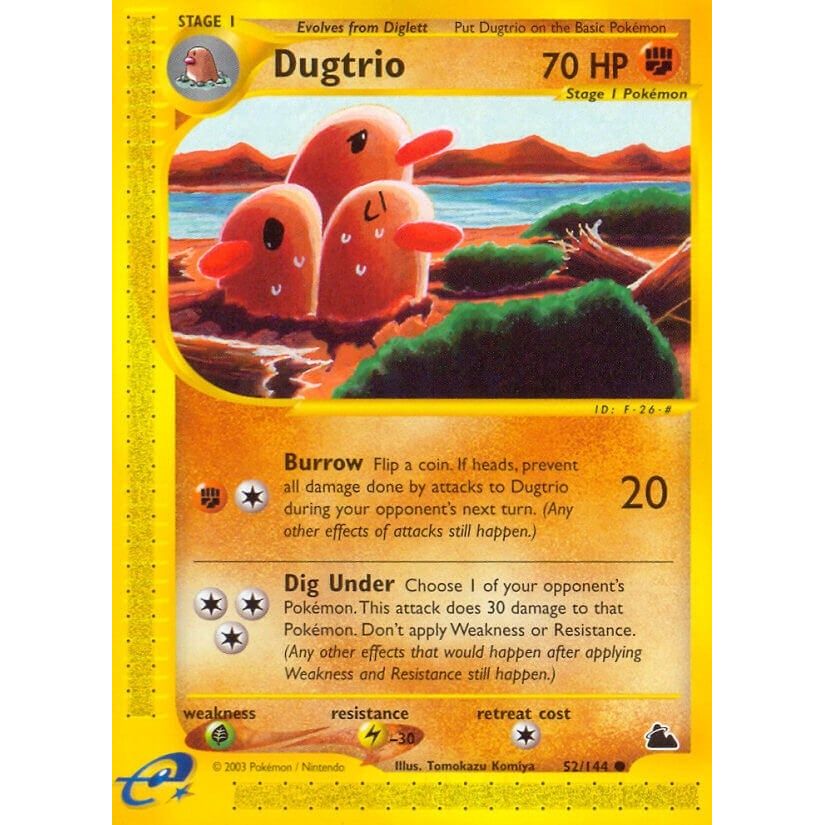 Image for Dugtrio (052/144) (SK) - Pokemon