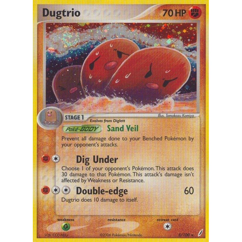 Image for Dugtrio (5/100) (CG) - Pokemon