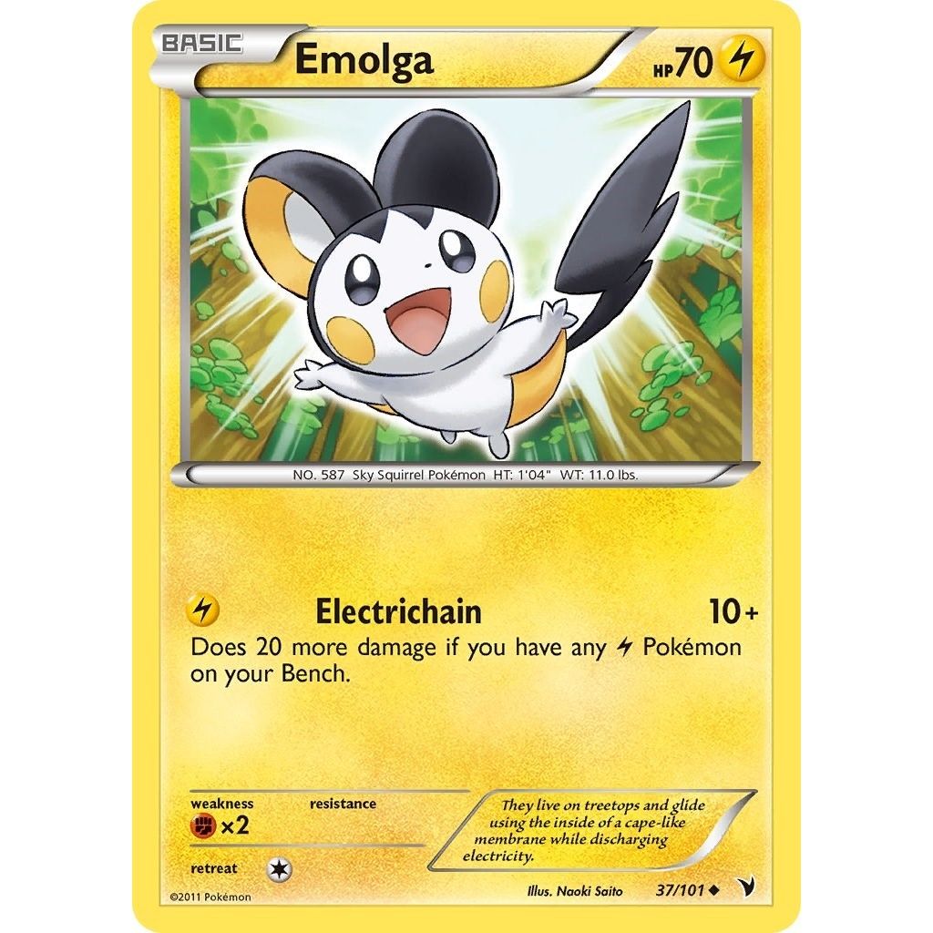 Image for Emolga (37/101) (NVI) - Pokemon