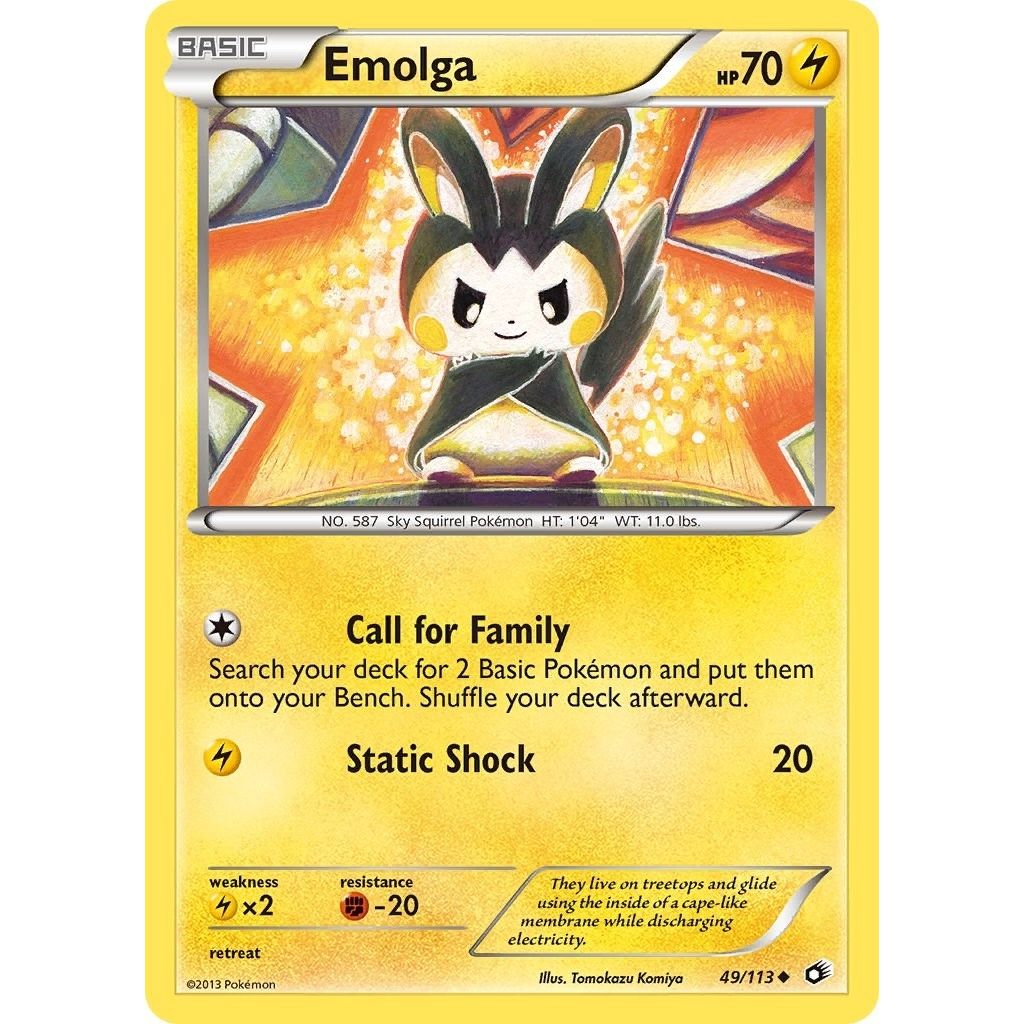 Image for Emolga (49/113) (LTR) - Pokemon