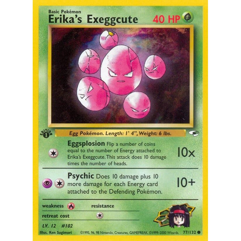 Image for Erika's Exeggcute (77) (077/132) (G1) - Pokemon
