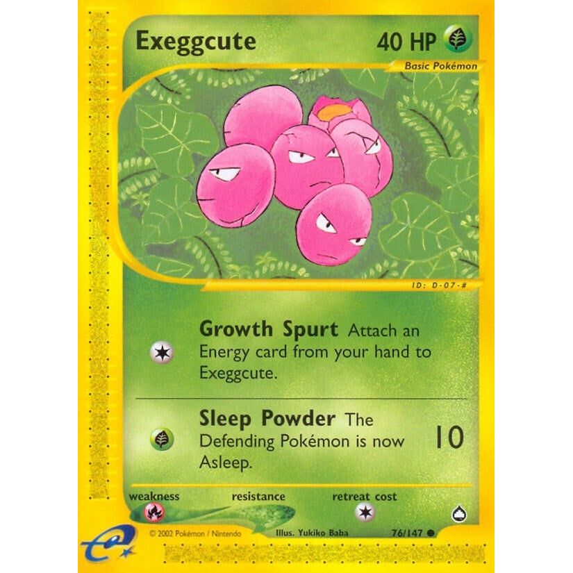 Image for Exeggcute (76) (076/147) (AQ) - Pokemon