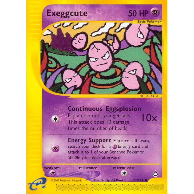 Image for Exeggcute (77) (077/147) (AQ) - Pokemon