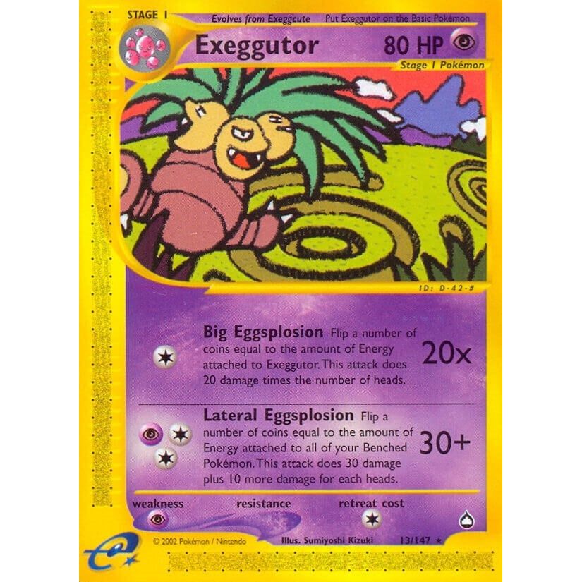 Image for Exeggutor (13) (013/147) (AQ) - Pokemon