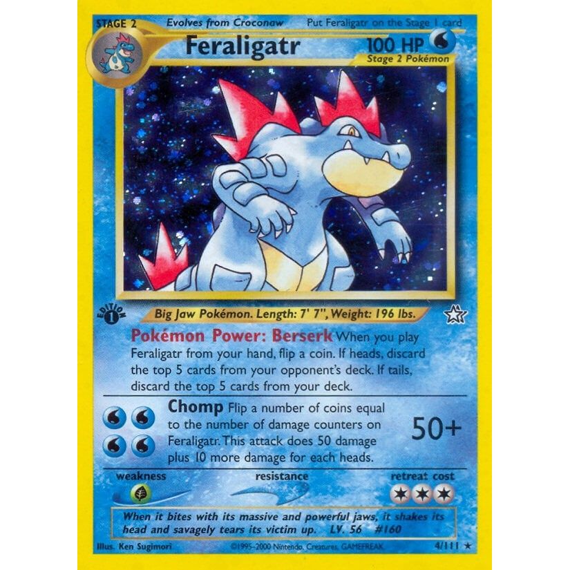 Image for Feraligatr (4) (004/111) (N1) - Pokemon