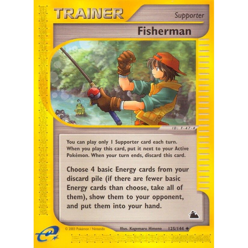 Image for Fisherman (125/144) (SK) - Pokemon