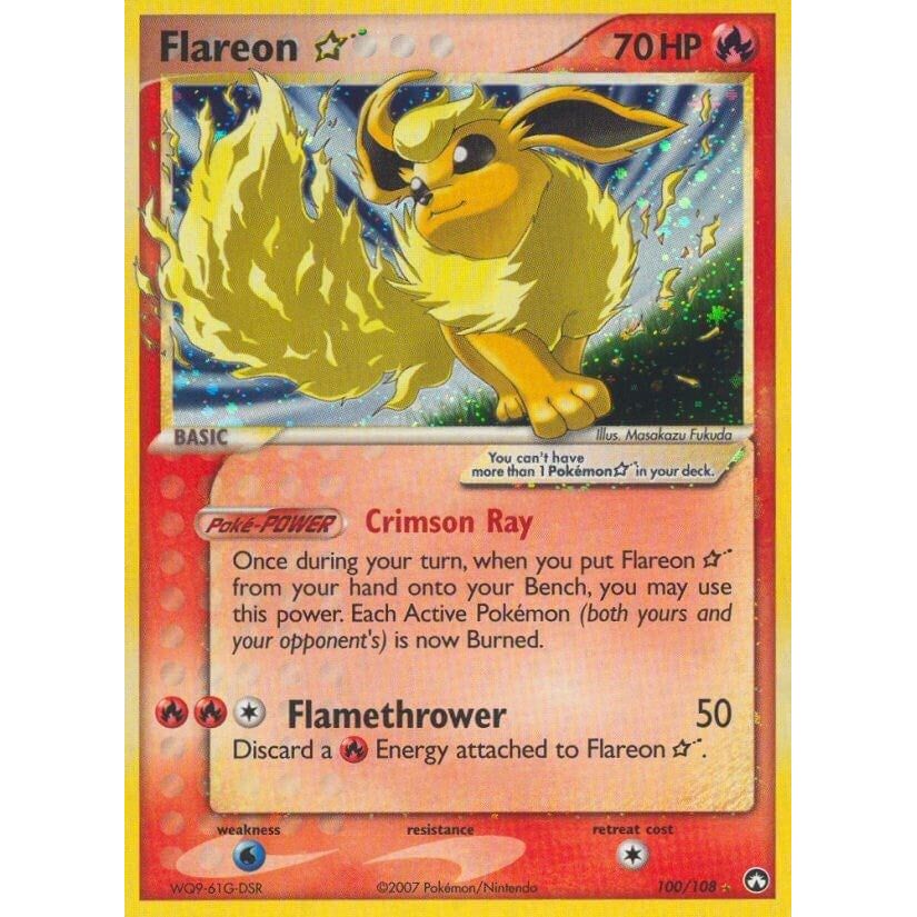 Image for Flareon Star (100/108) (PK) - Pokemon
