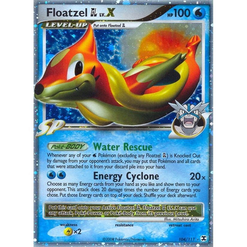Image for Floatzel GL Lv.X (104/111) (RR) - Pokemon