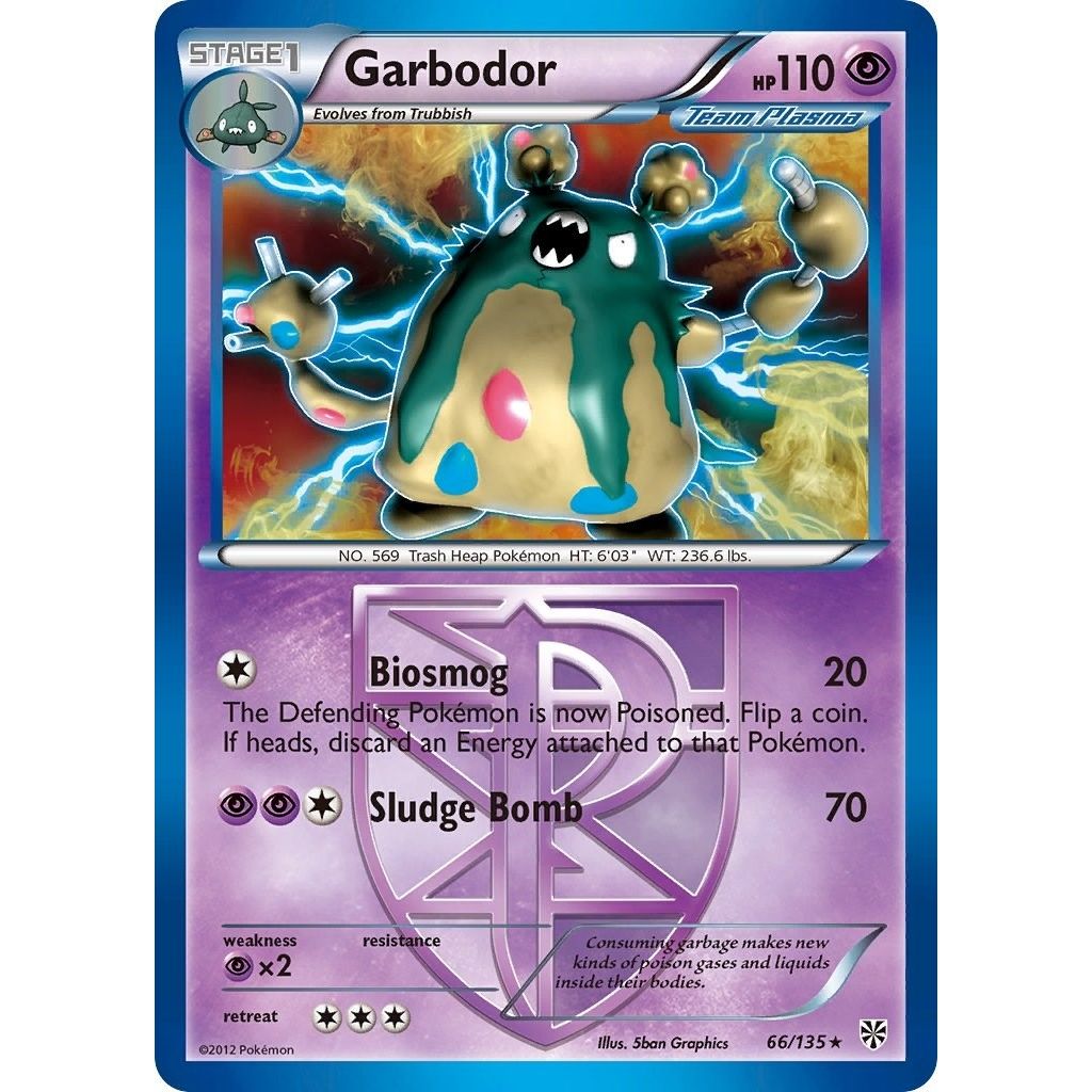 Image for Garbodor (Team Plasma) (66) (66/135) (PLS) - Pokemon