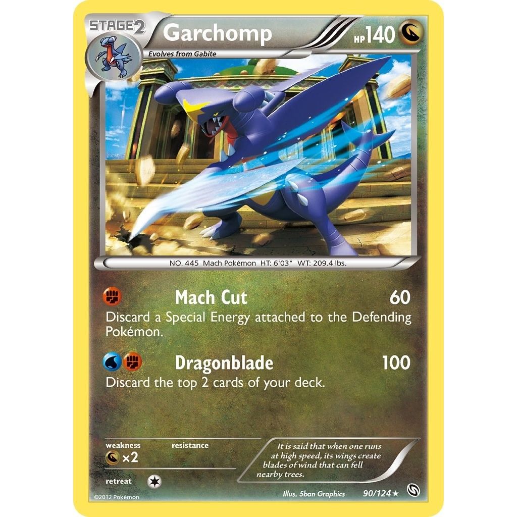 Image for Garchomp (90) (90/124) (DRX) - Pokemon
