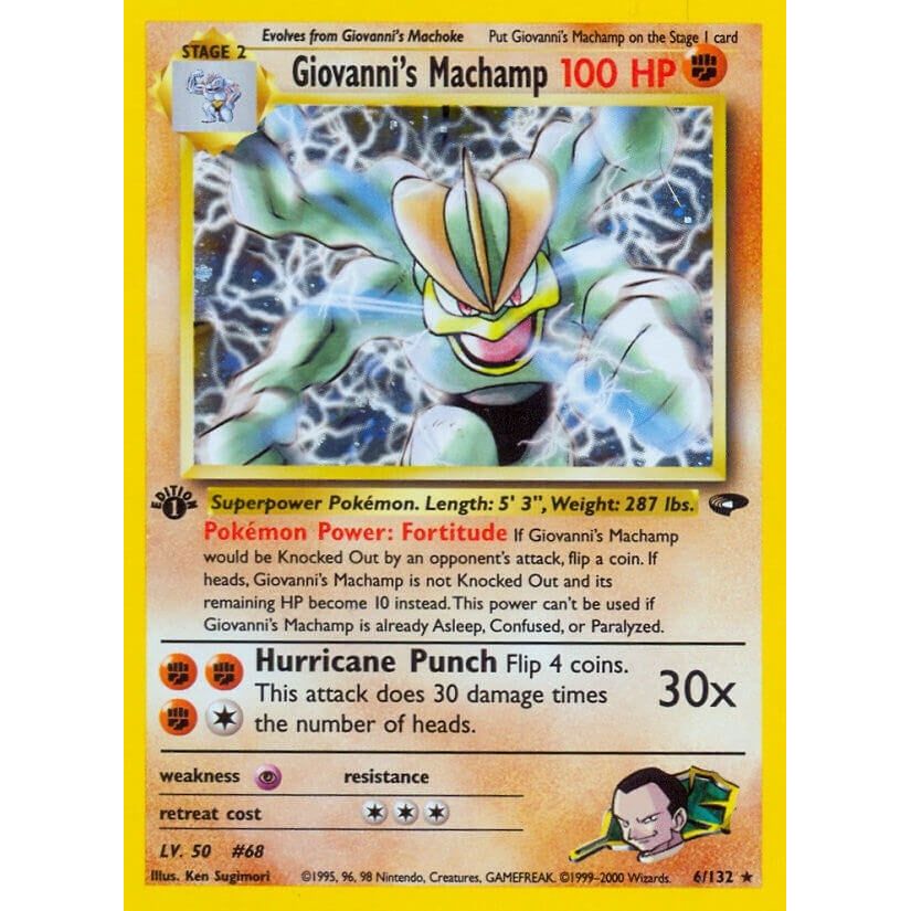Image for Giovanni's Machamp (006/132) (G2) - Pokemon