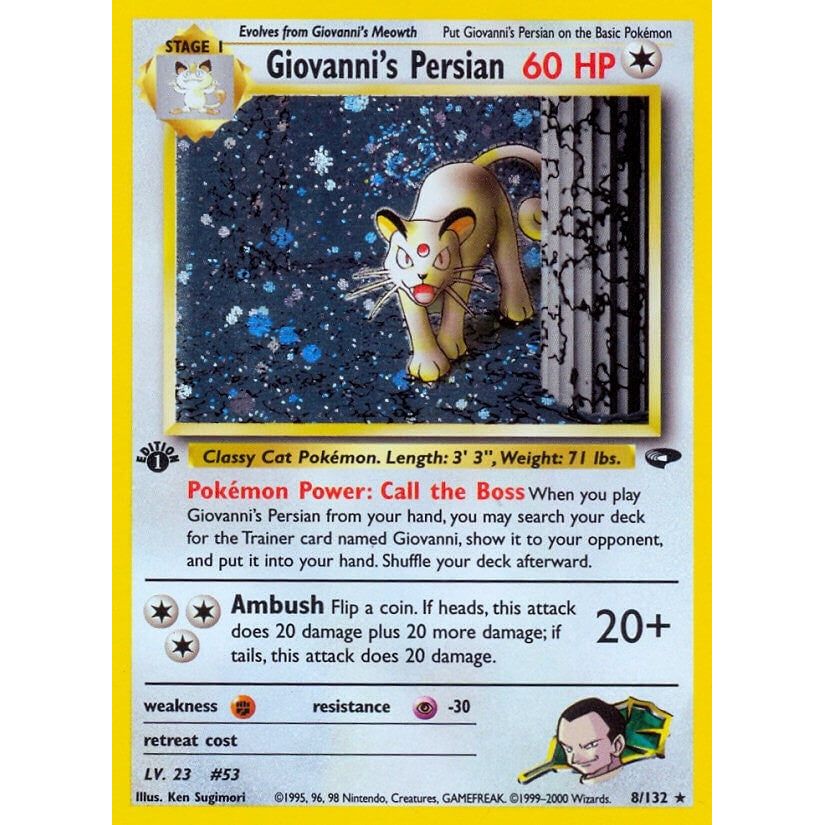 Image for Giovanni's Persian (008/132) (G2) - Pokemon