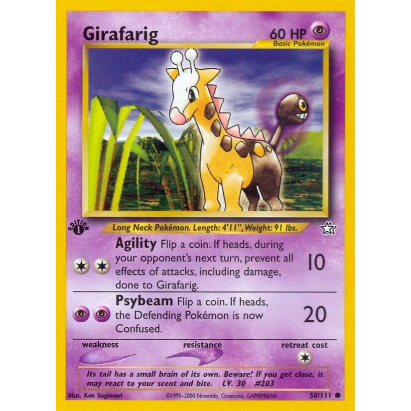 Image for Girafarig (058/111) (N1) - Pokemon