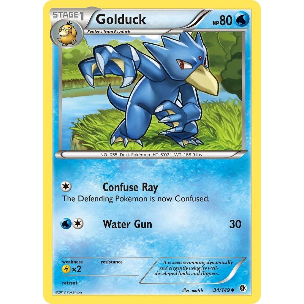 Image for Golduck (34) (34/149) (BCR) - Pokemon