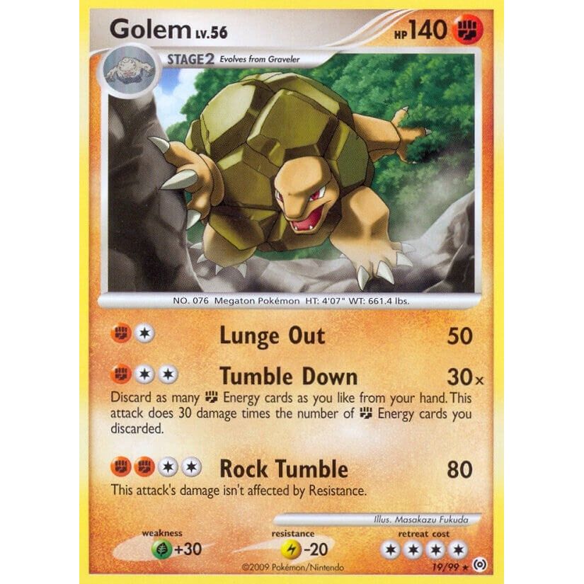 pokemon cards golem Golem (19/99) (AR) | Buy Pokemon Cards Canada