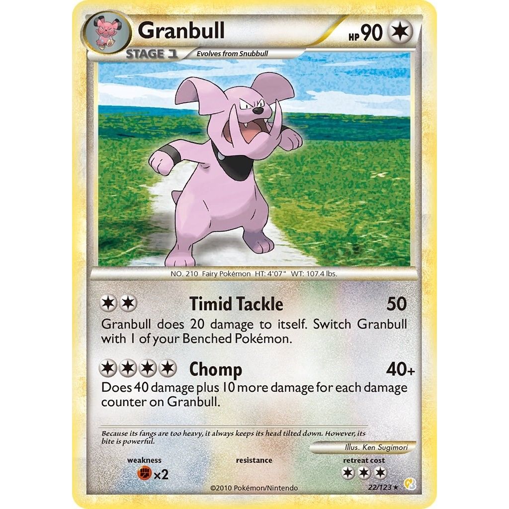 Image for Granbull (22/123) (HS) - Pokemon