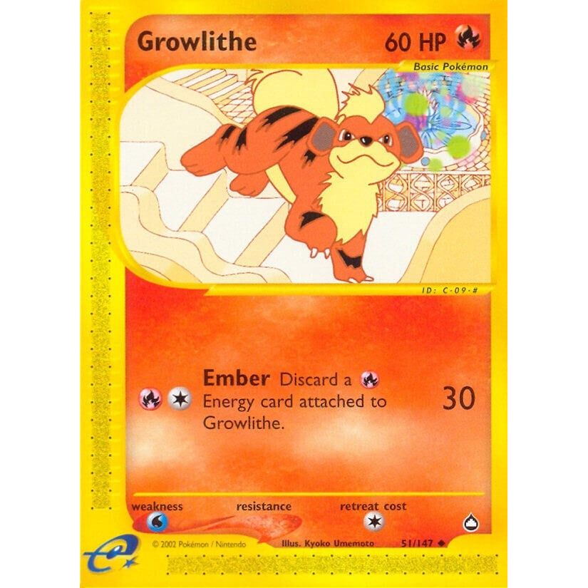 Image for Growlithe (51) (051/147) (AQ) - Pokemon
