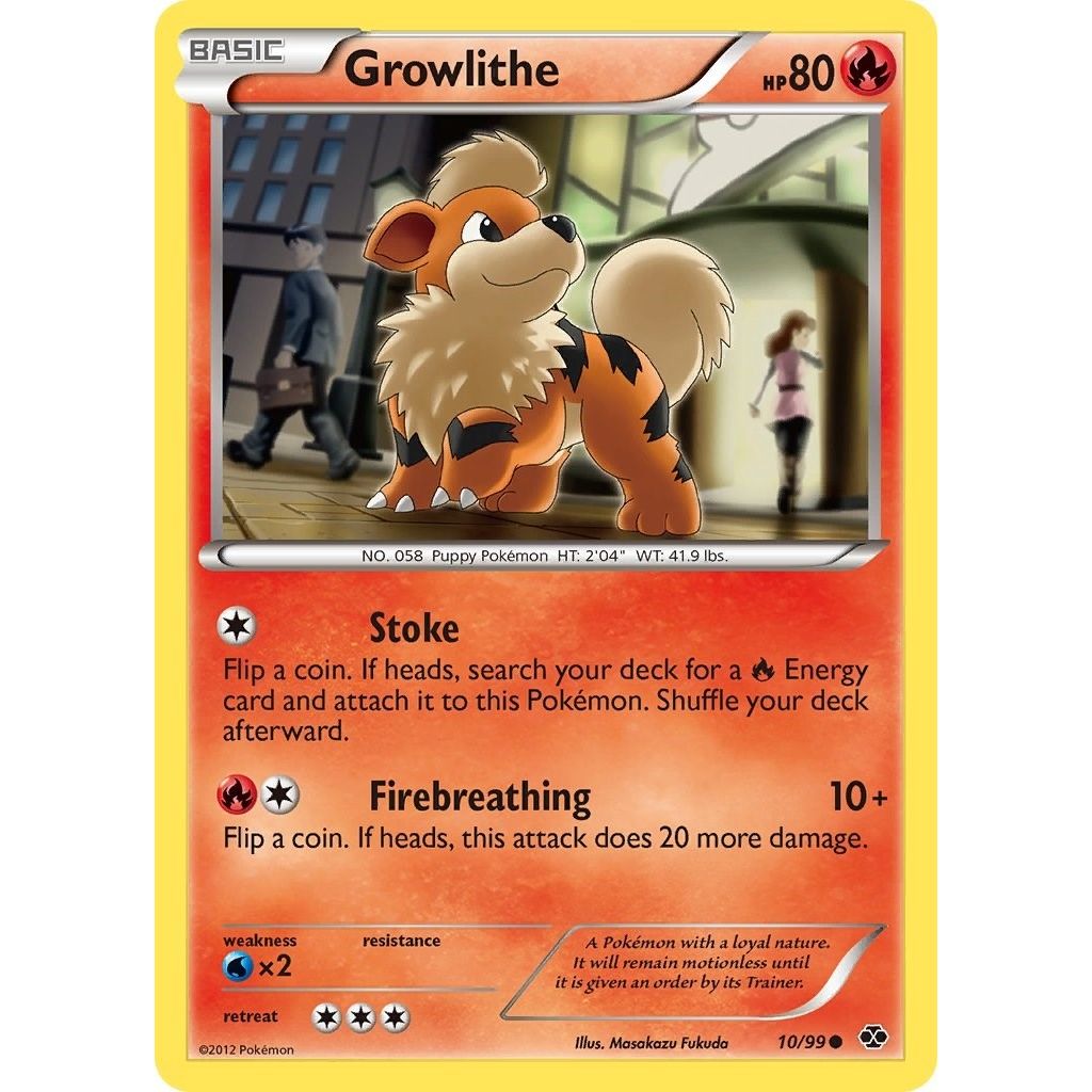 Image for Growlithe (10) (10/99) (NXD) - Pokemon