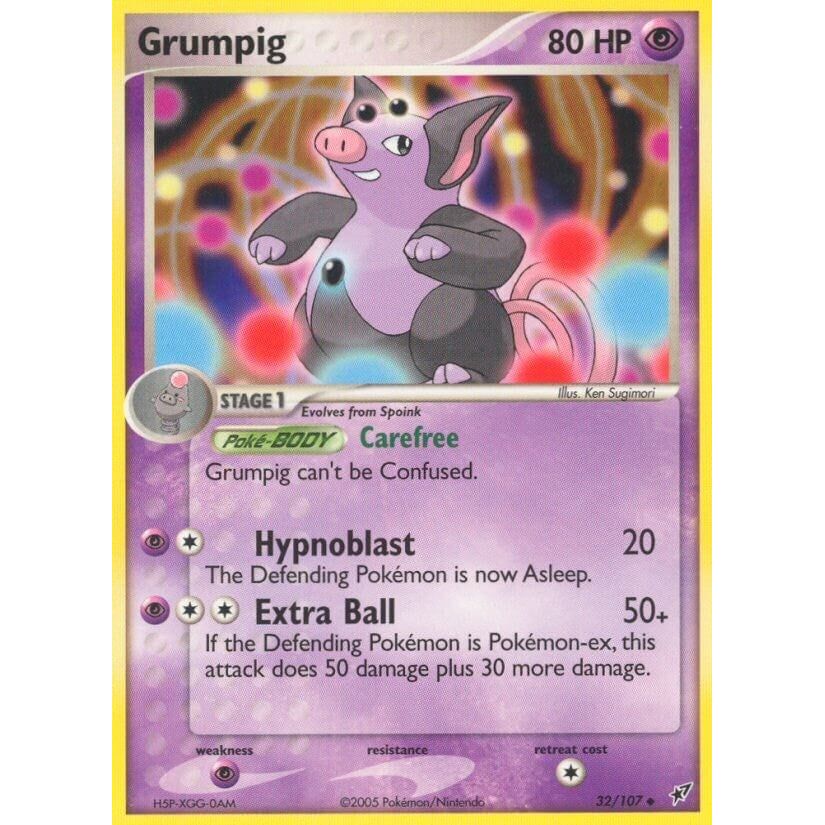 Image for Grumpig (32/107) (DX) - Pokemon