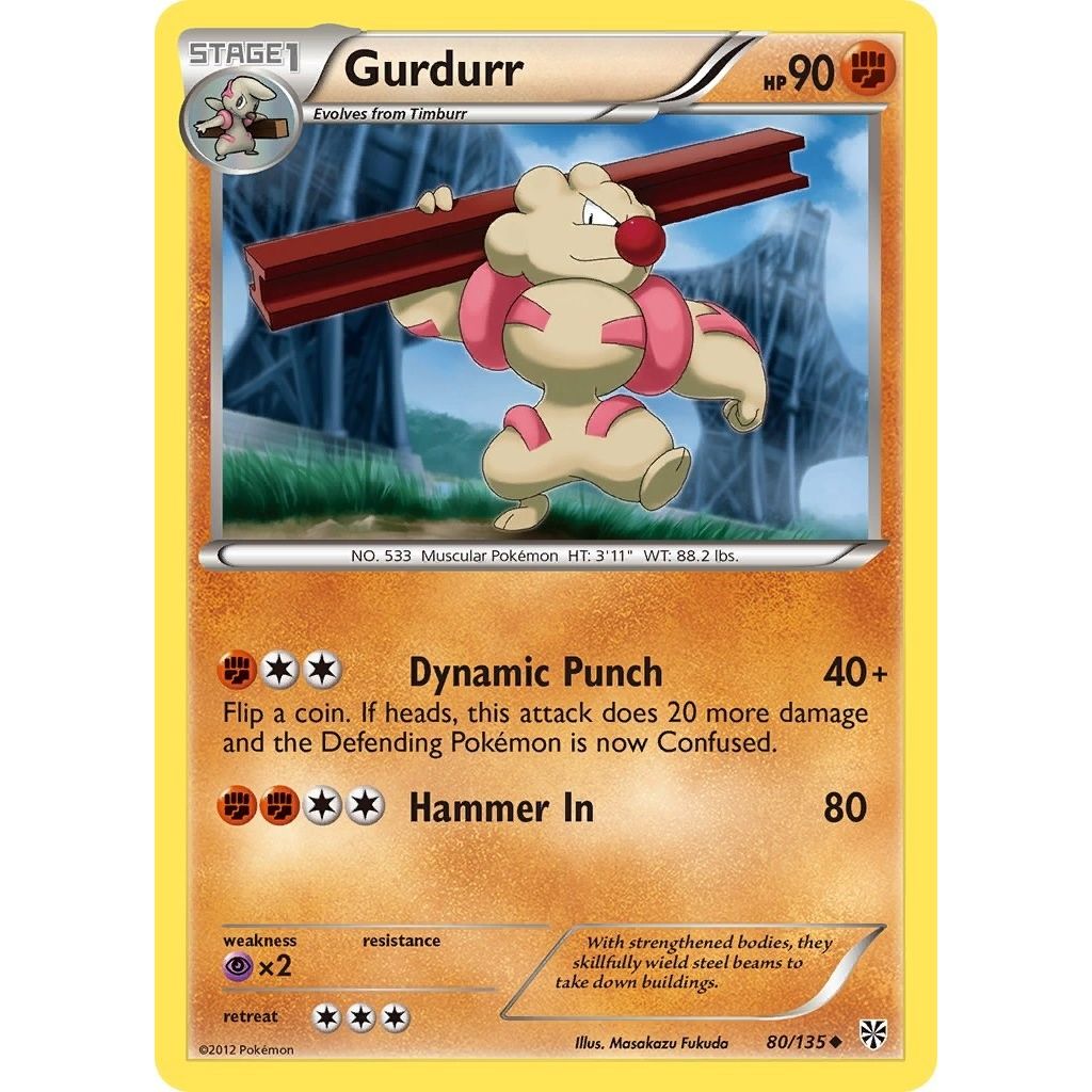 Image for Gurdurr (80/135) (PLS) - Pokemon