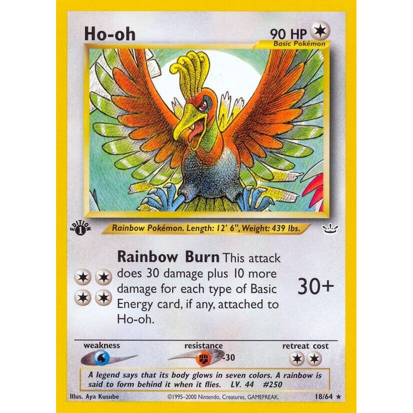 Image for Ho-oh (18) (18/64) (N3) - Pokemon