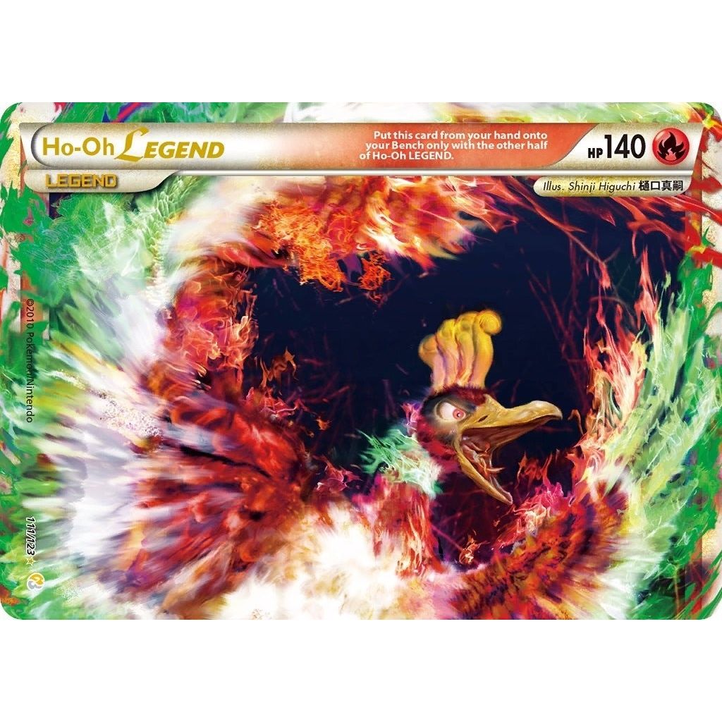 Image for Ho-Oh Legend (Top) (111/123) (HS) - Pokemon