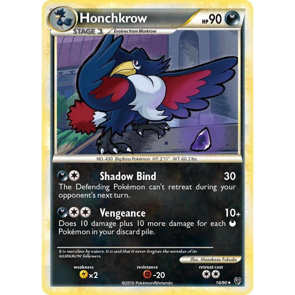 Image for Honchkrow (16) (16/90) (UD) - Pokemon