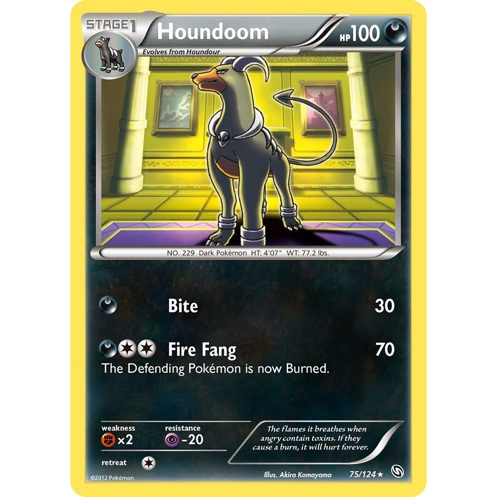 Image for Houndoom (75/124) (DRX) - Pokemon