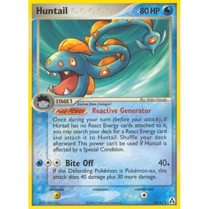 Image for Huntail (18/92) (LM) - Pokemon
