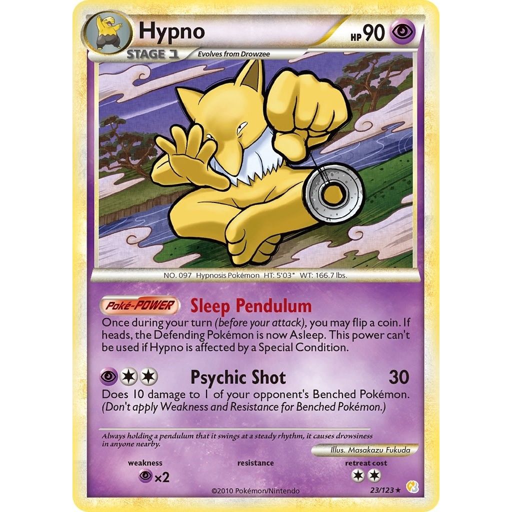 Image for Hypno (23/123) (HS) - Pokemon
