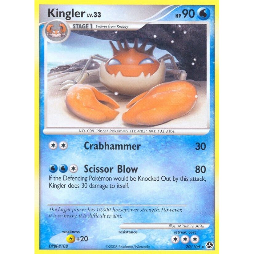 Image for Kingler (20/106) (GE) - Pokemon