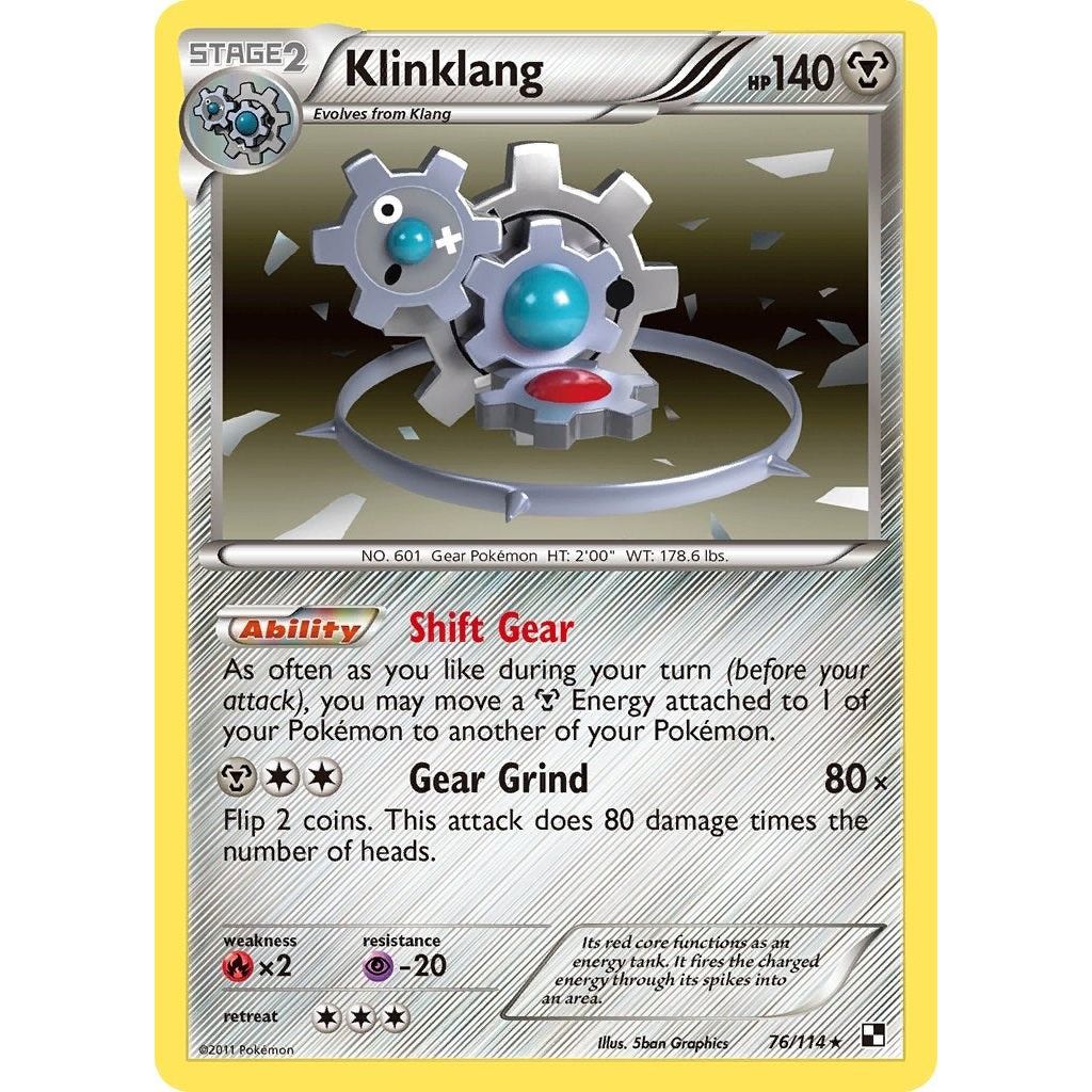 Image for Klinklang (76/114) (BLW) - Pokemon