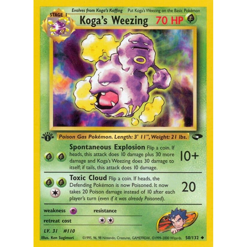 Image for Koga's Weezing (050/132) (G2) - Pokemon