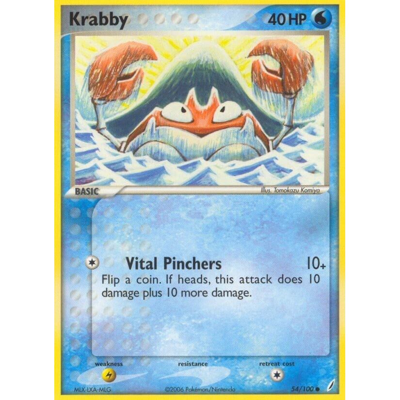 Image for Krabby (54/100) (CG) - Pokemon