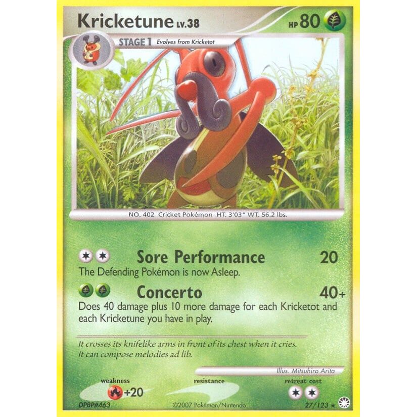 Image for Kricketune (27/123) (MT) - Pokemon