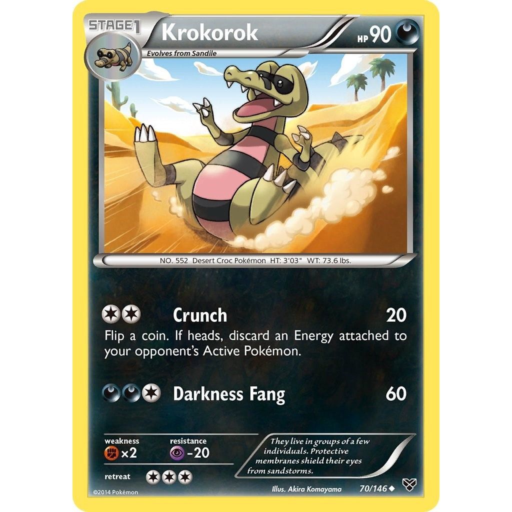 Image for Krokorok (70/146) (XY) - Pokemon