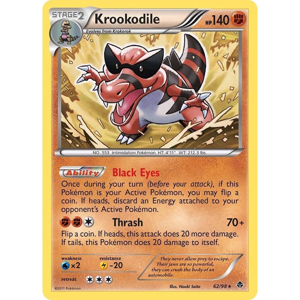 Image for Krookodile (62/98) (EPO) - Pokemon