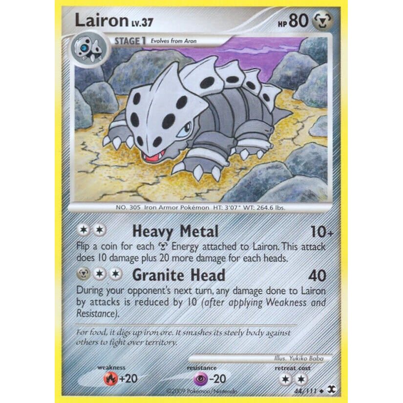 Image for Lairon (44/111) (RR) - Pokemon