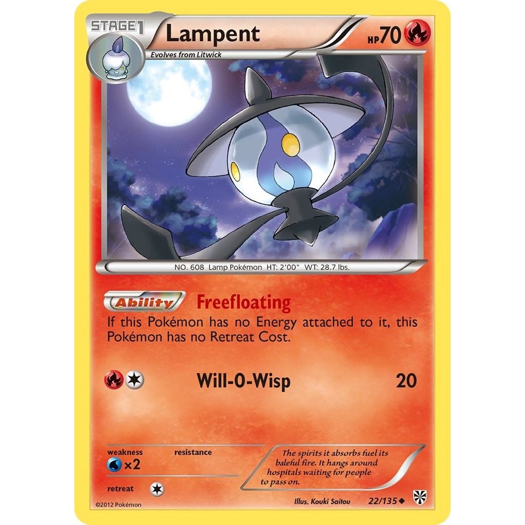 Image for Lampent (22/135) (PLS) - Pokemon