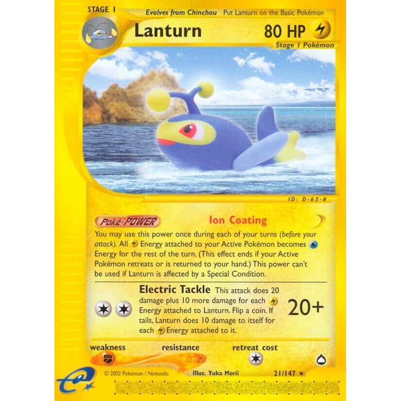 Image for Lanturn (21) (021/147) (AQ) - Pokemon