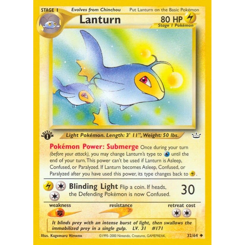 Image for Lanturn (32/64) (N3) - Pokemon
