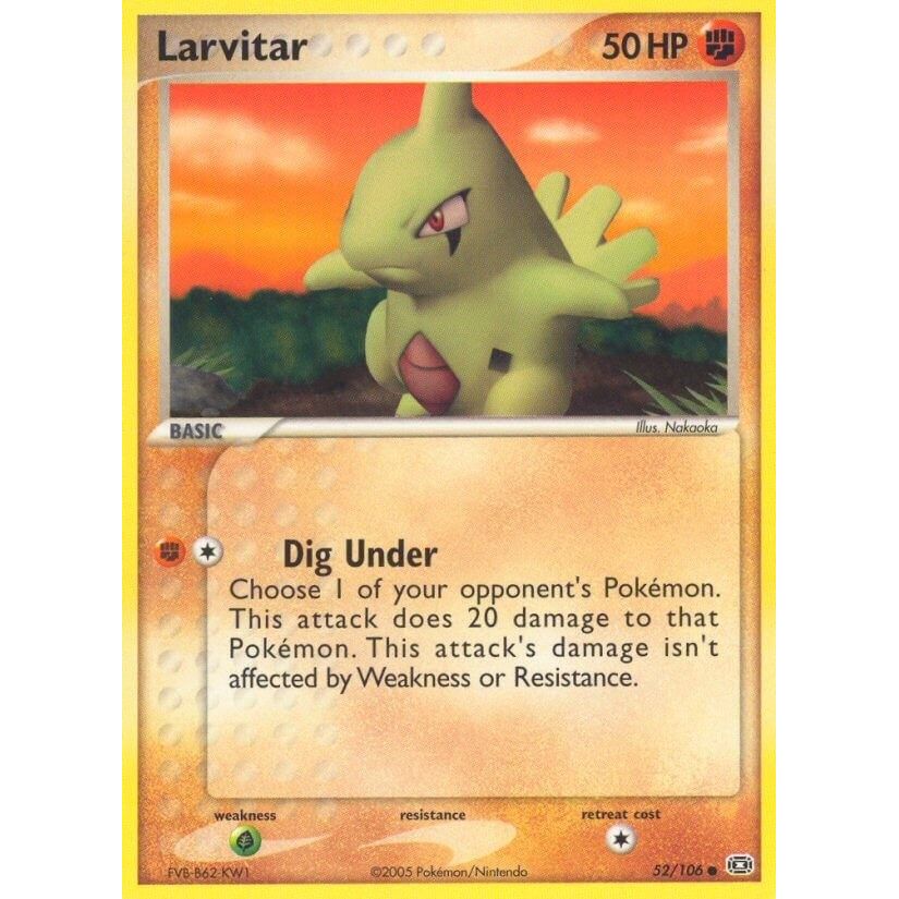 Image for Larvitar (52/106) (EM) - Pokemon