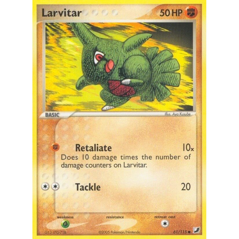 Image for Larvitar (61/115) (UF) - Pokemon