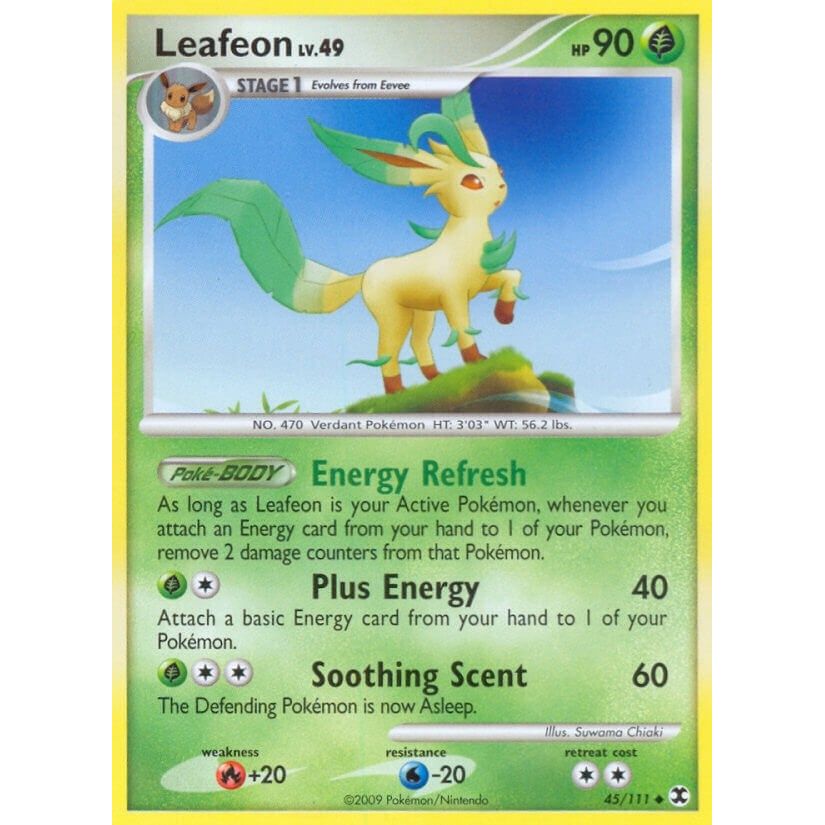 Image for Leafeon (45/111) (RR) - Pokemon