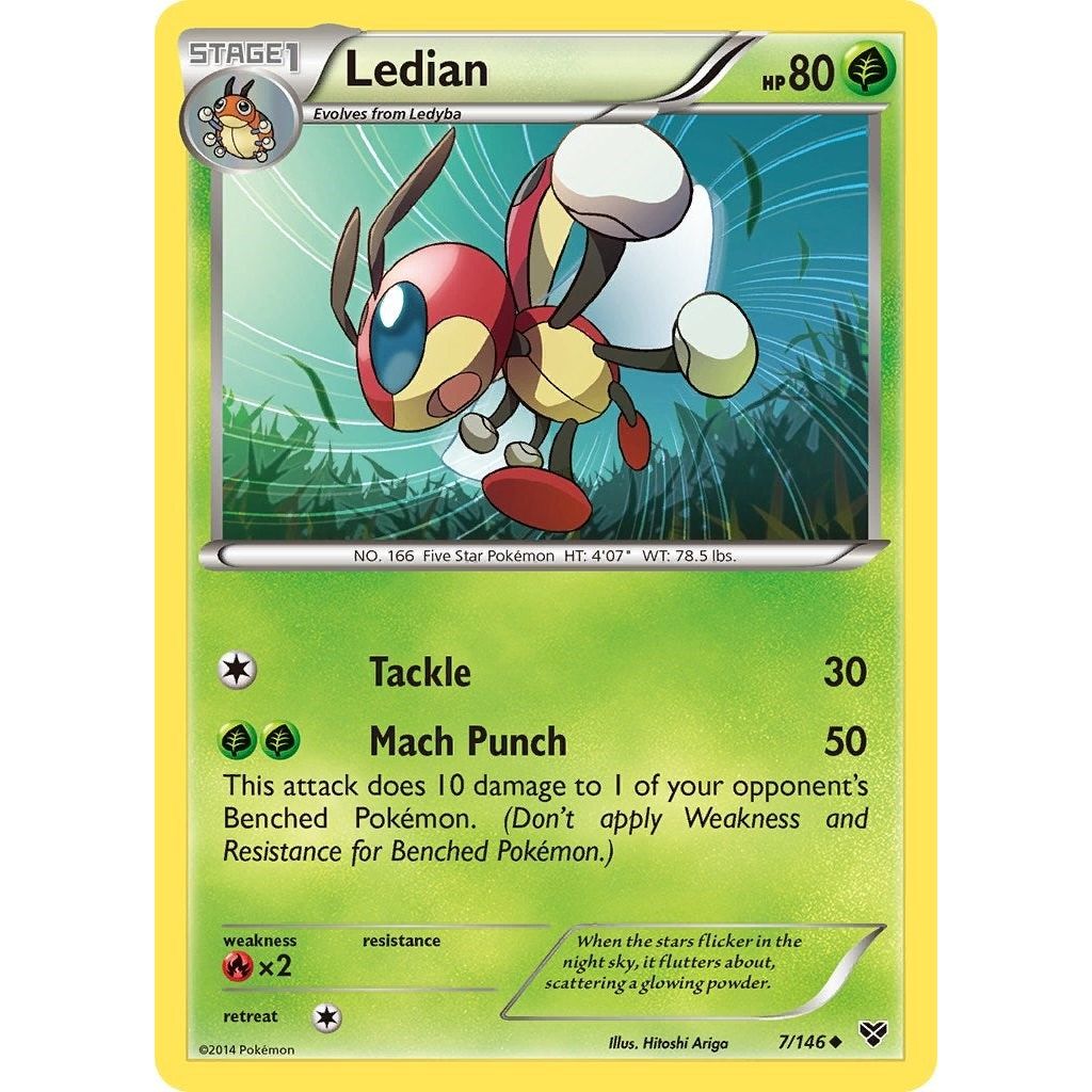 Image for Ledian (7/146) (XY) - Pokemon