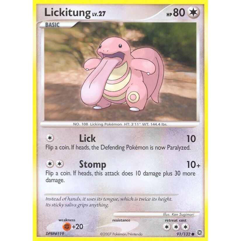 Image for Lickitung (91/132) (SW) - Pokemon
